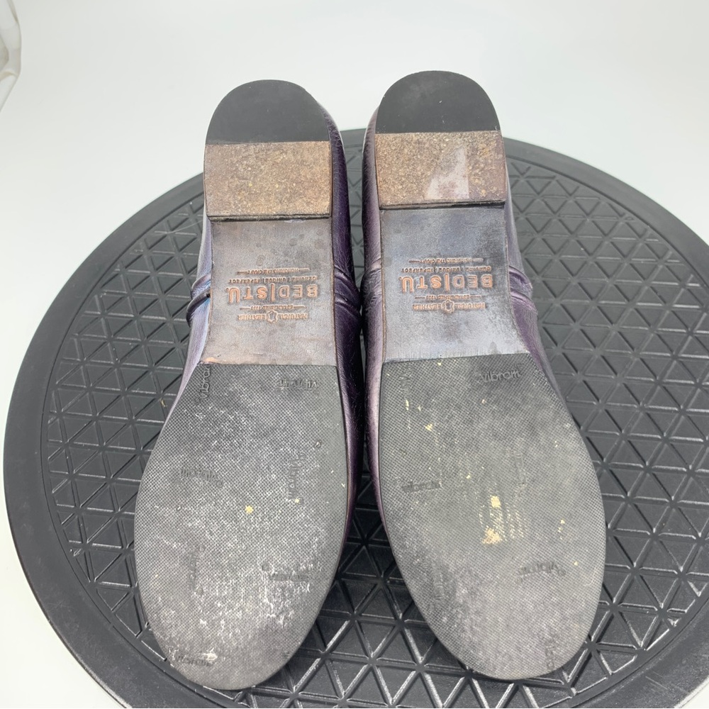 Bed Stu Women's Purple Leather Flats - Picture 9 of 10